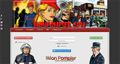 Desktop Screenshot of monpompier.com